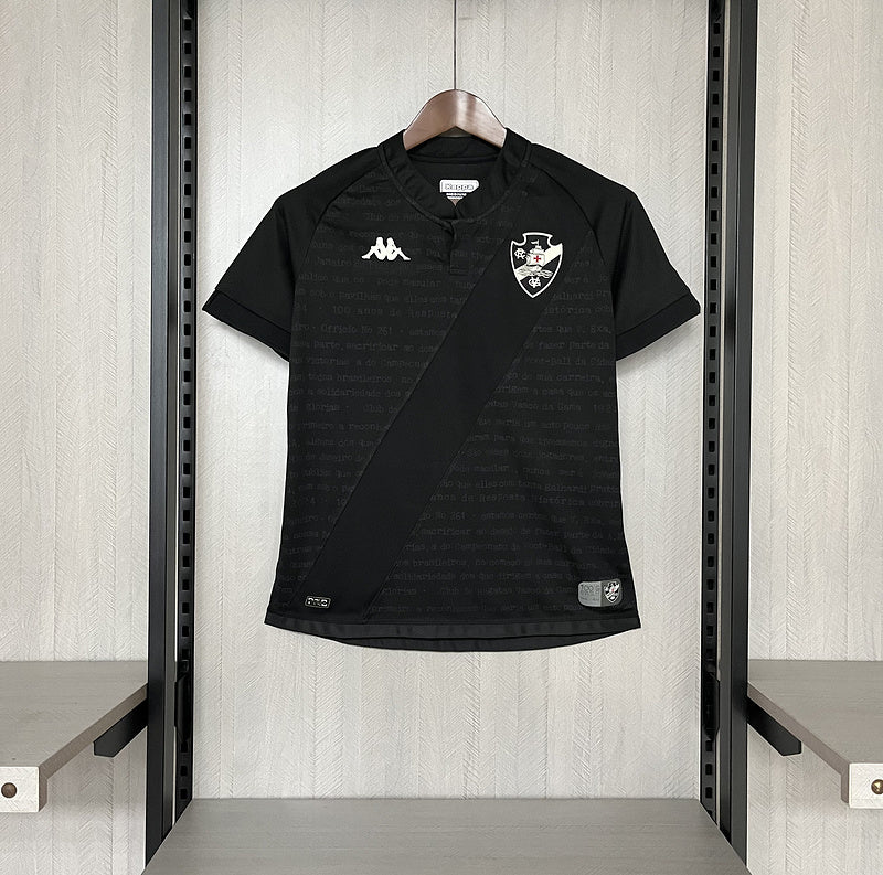 Camisa Vasco da Gama lV 24/25 - Feminina Al Black | Futmantos