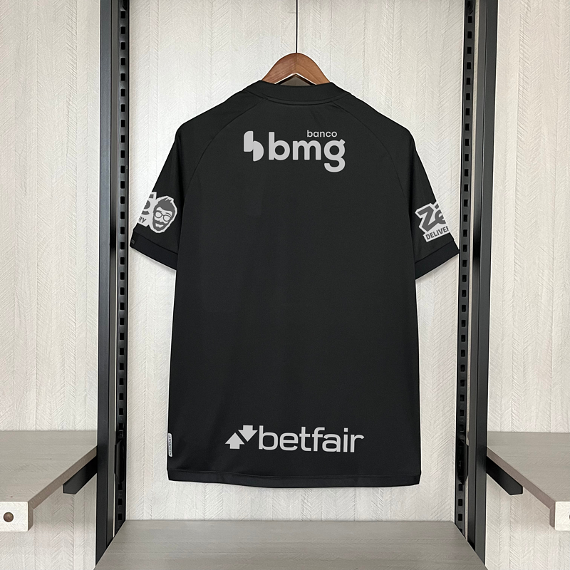 Camisa Vasco da Gama IV 24/25 Al Black Com Patrocínios | Futmantos