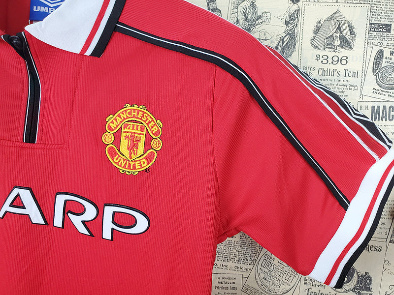 Camisa Manchester United I Retrô 1998/99 - Vermelho | Futmantos
