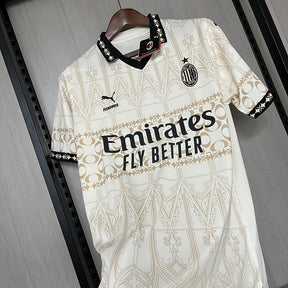 Camisa Milan X Pleasures IV 23/24 - Branco | Futmantos