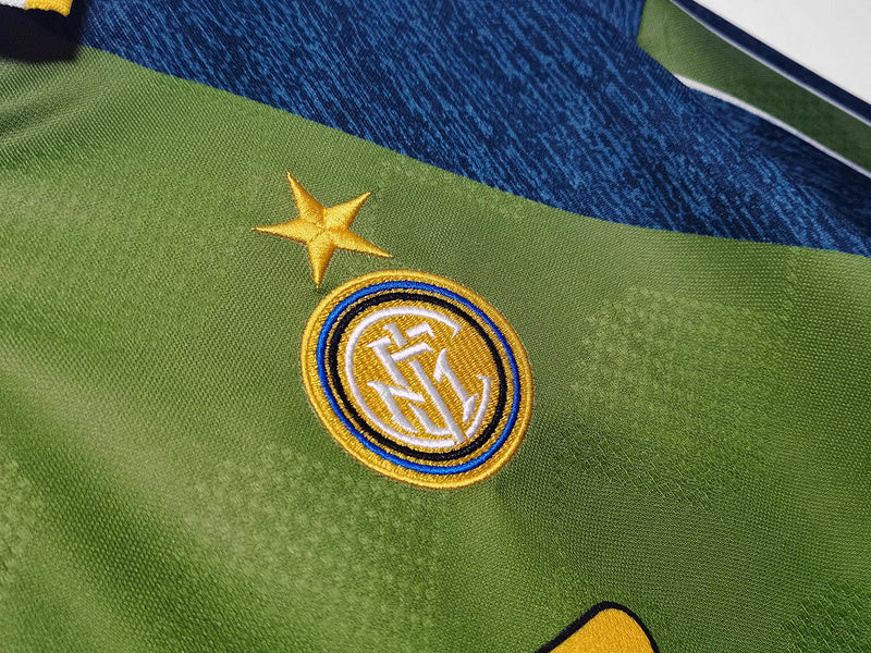 Camisa Inter de Milão Retrô 1995/1996 Cinza/Verde - | Futmantos