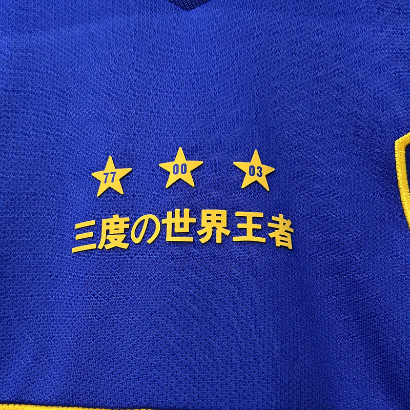 Camisa Boca Juniors - 23/24 - Azul/Amarelo - Ed. Aniversário | Futmantos