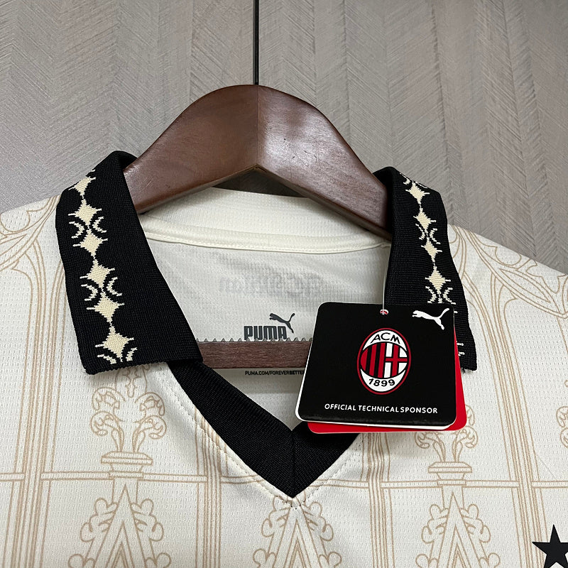 Camisa Milan X Pleasures IV 23/24 - Branco | Futmantos