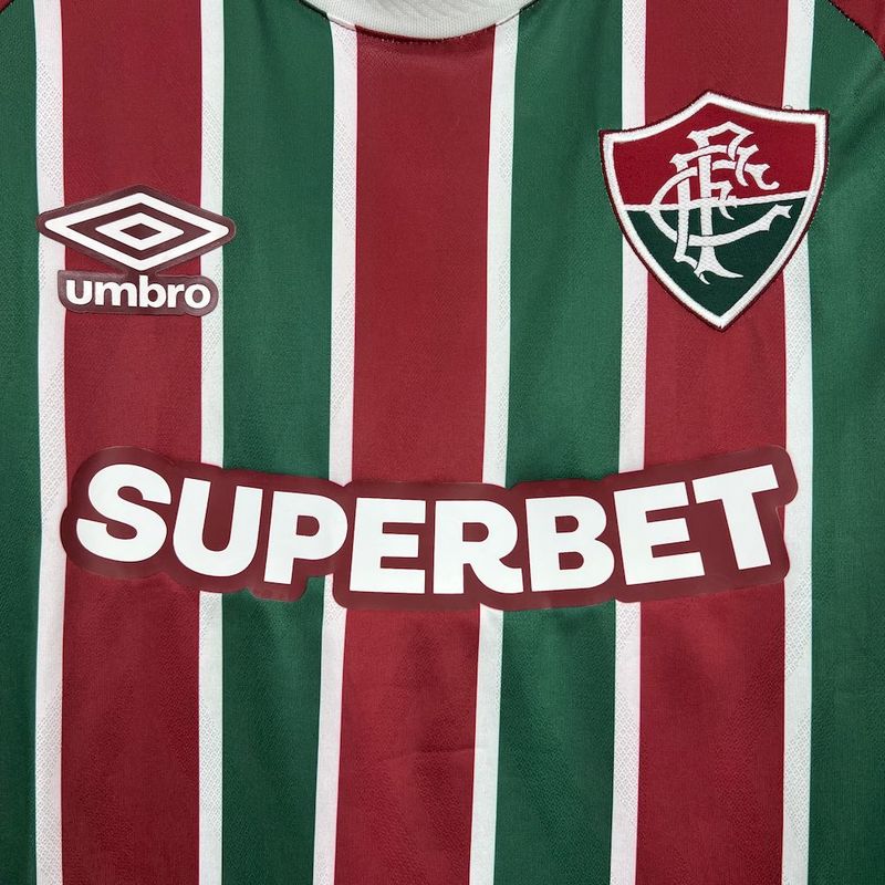 Camisa Fluminense Manga Longa I 25/26 - Libertadores/Mundial | Futmantos