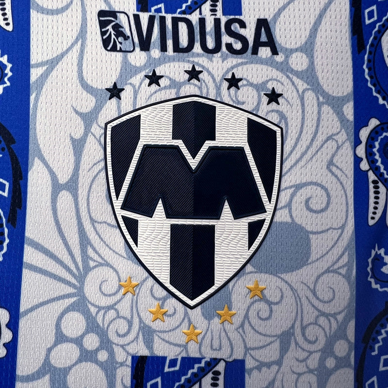 Camisa Monterrey 23/24 - Branca/Azul Ed. Halloween | Futmantos