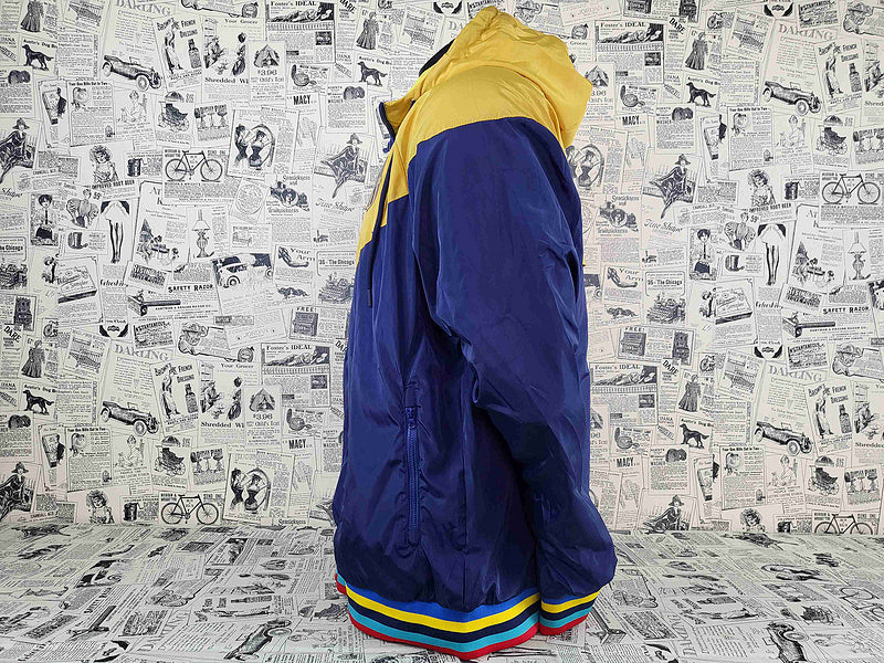 Corta Vento Barcelona - Azul/Amarelo