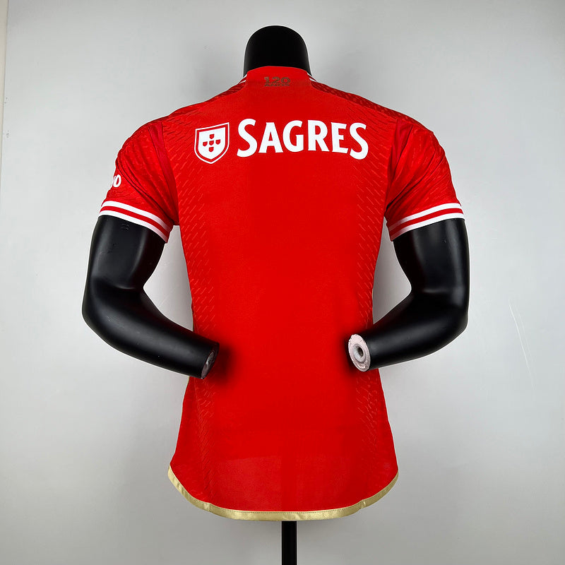 Camisa Benfica I 23/24 Jogador Masculina - Vermelho  | Futmantos
