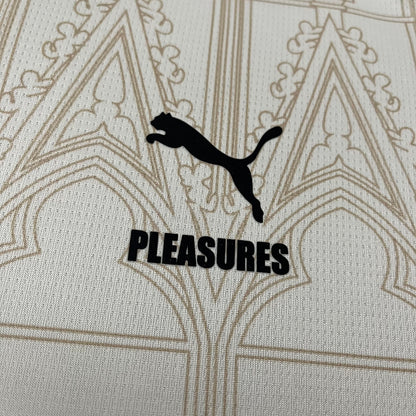 Camisa Milan X Pleasures IV 23/24 - Branco | Futmantos