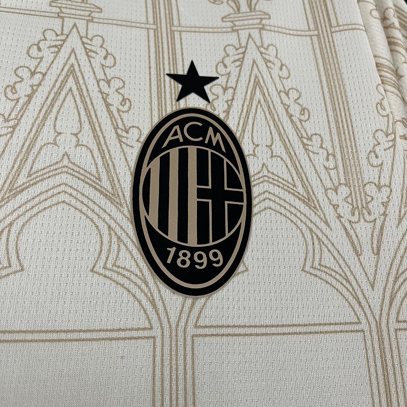 Camisa Milan X Pleasures IV 23/24 - Branco | Futmantos
