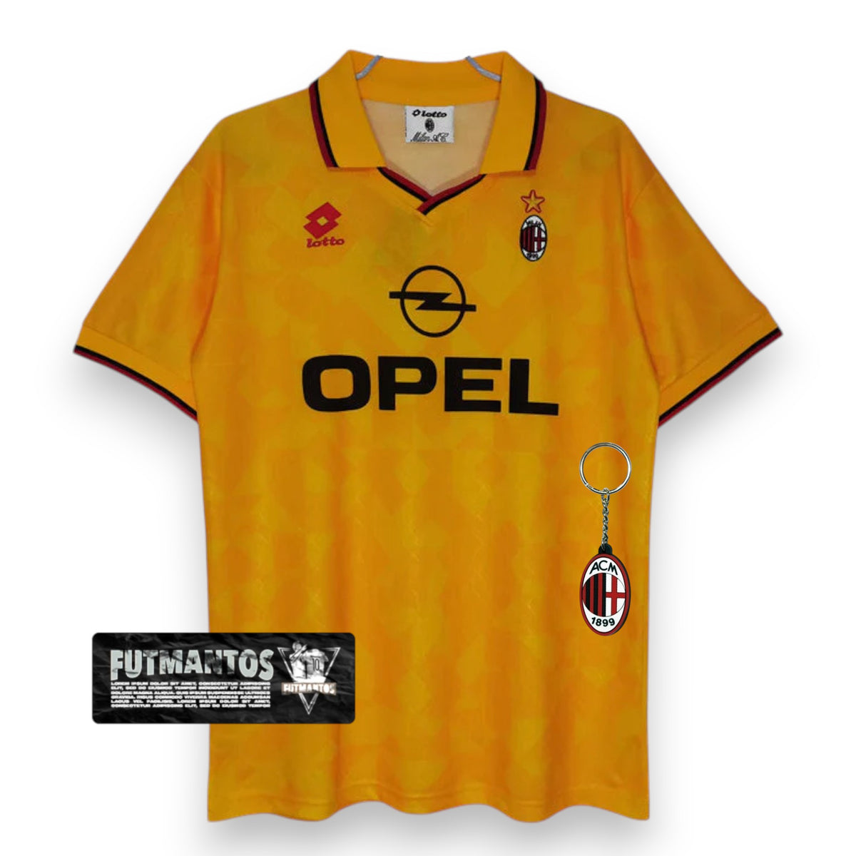 Camisa Milan Retrô 1995/1996 Laranja - Lotto | Futmantos