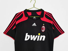 Camisa Milan Retrô 2007/2008 Preta - | Futmantos