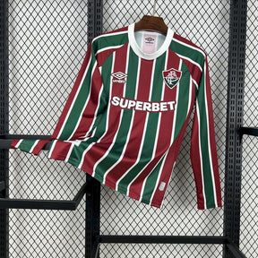 Camisa Fluminense Manga Longa I 25/26 - Libertadores/Mundial | Futmantos