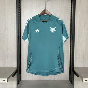 Camisa de Treino Cruzeiro 25/26 Azul Turquesa+Branco | FutMantos