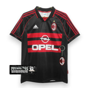 Camisa Milan Retrô 1998/1999 Preta | Futmantos