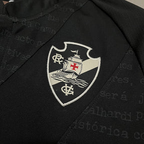 Camisa Vasco da Gama lV 24/25 - Feminina Al Black | Futmantos
