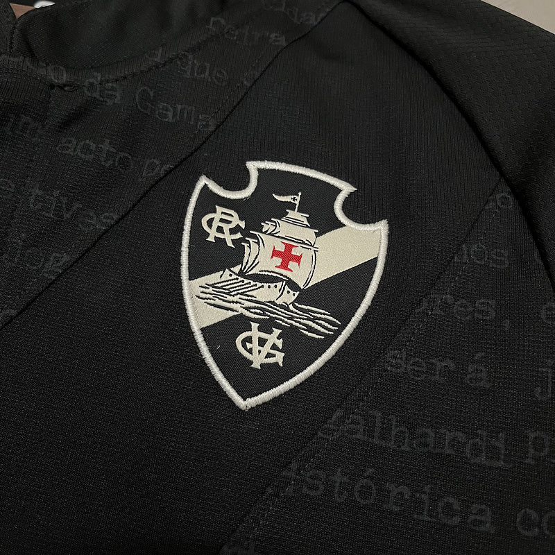 Camisa Vasco da Gama lV 24/25 - Feminina Al Black | Futmantos