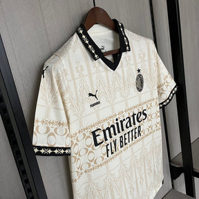 Camisa Milan X Pleasures IV 23/24 - Branco | Futmantos