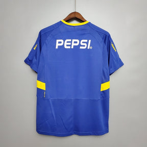 Camisa Boca Juniors Retrô 03/04 - - Azul e Amarela | Futmantos