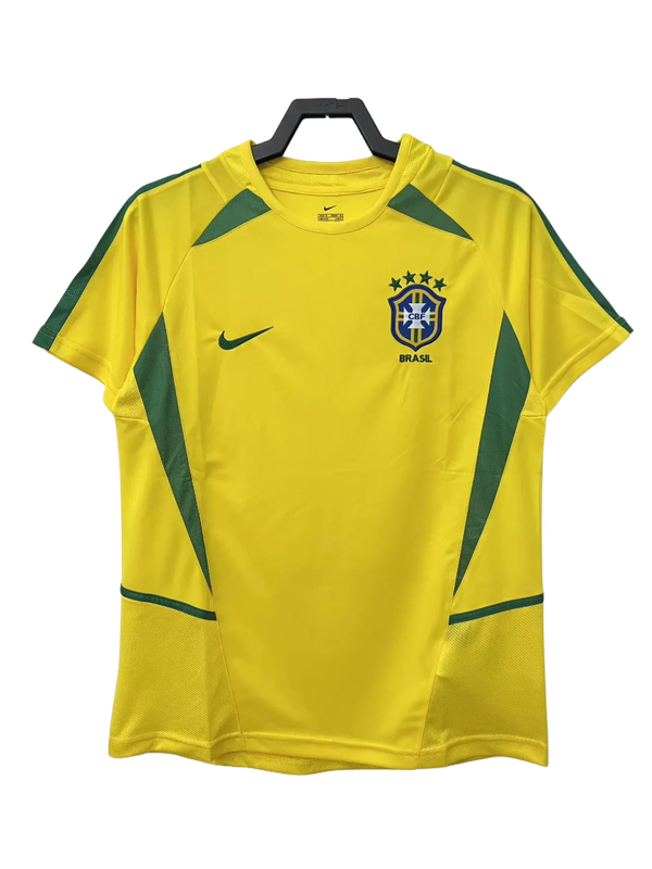 Camisa Brasil 2002 I Home - Versão Retrô