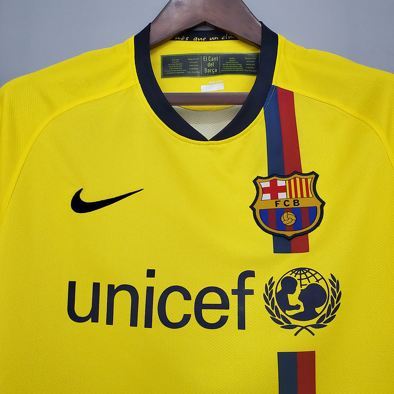 Camisa Barcelona Retrô 2008/2009 Amarela - | Futmantos