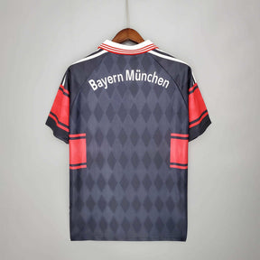 Camisa Bayern Retrô 1997/1999 Preta e Vermelha - | Futmantos