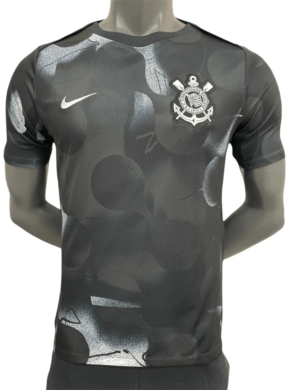 Camisa Corinthians Treino 25/26 Preta Masculina | Futmantos