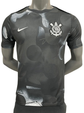 Camisa Corinthians Treino 25/26 Preta Masculina | Futmantos