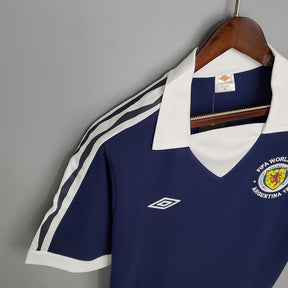 Camisa Escócia Retrô 1978 Azul - | Futmantos