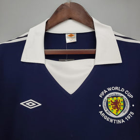 Camisa Escócia Retrô 1978 Azul - | Futmantos