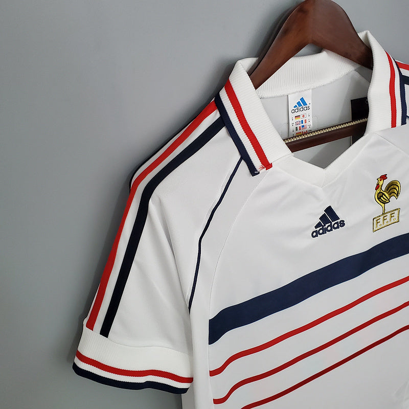 Camisa França Retrô 1998 Branca - | Futmantos