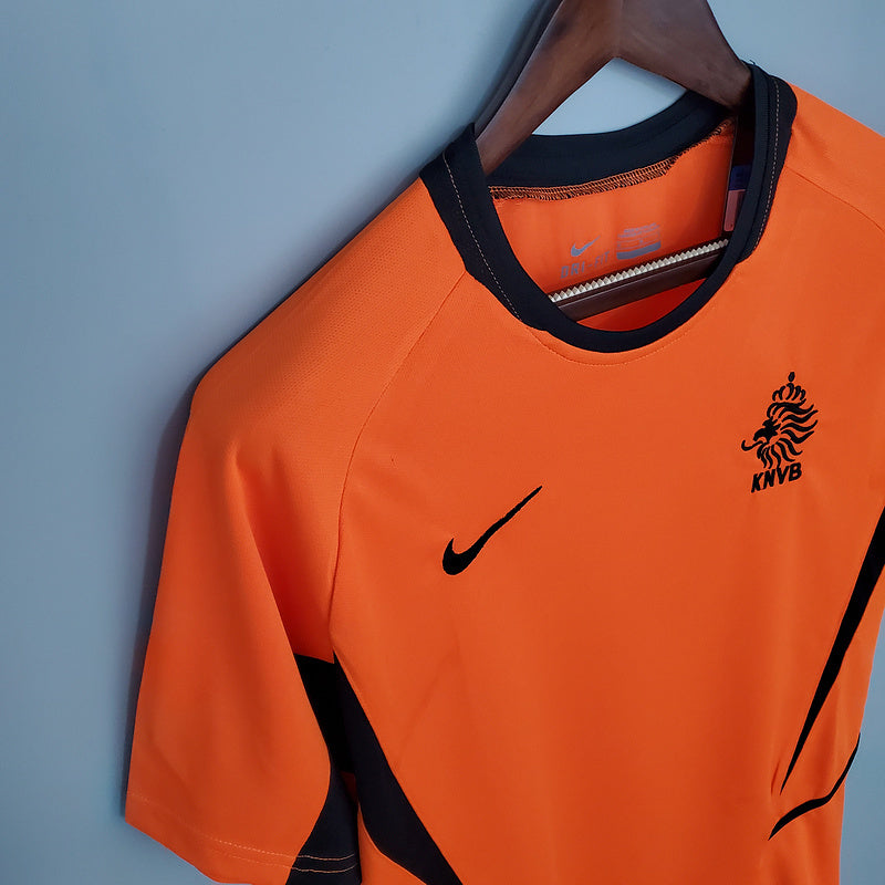 Camisa Holanda Retrô 2002 Laranja - | Futmantos