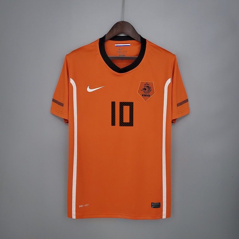 Camisa Holanda Retrô 2010 Laranja - | Futmantos