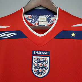 Camisa Inglaterra Retrô 2008/2009 Vermelha - | Futmantos