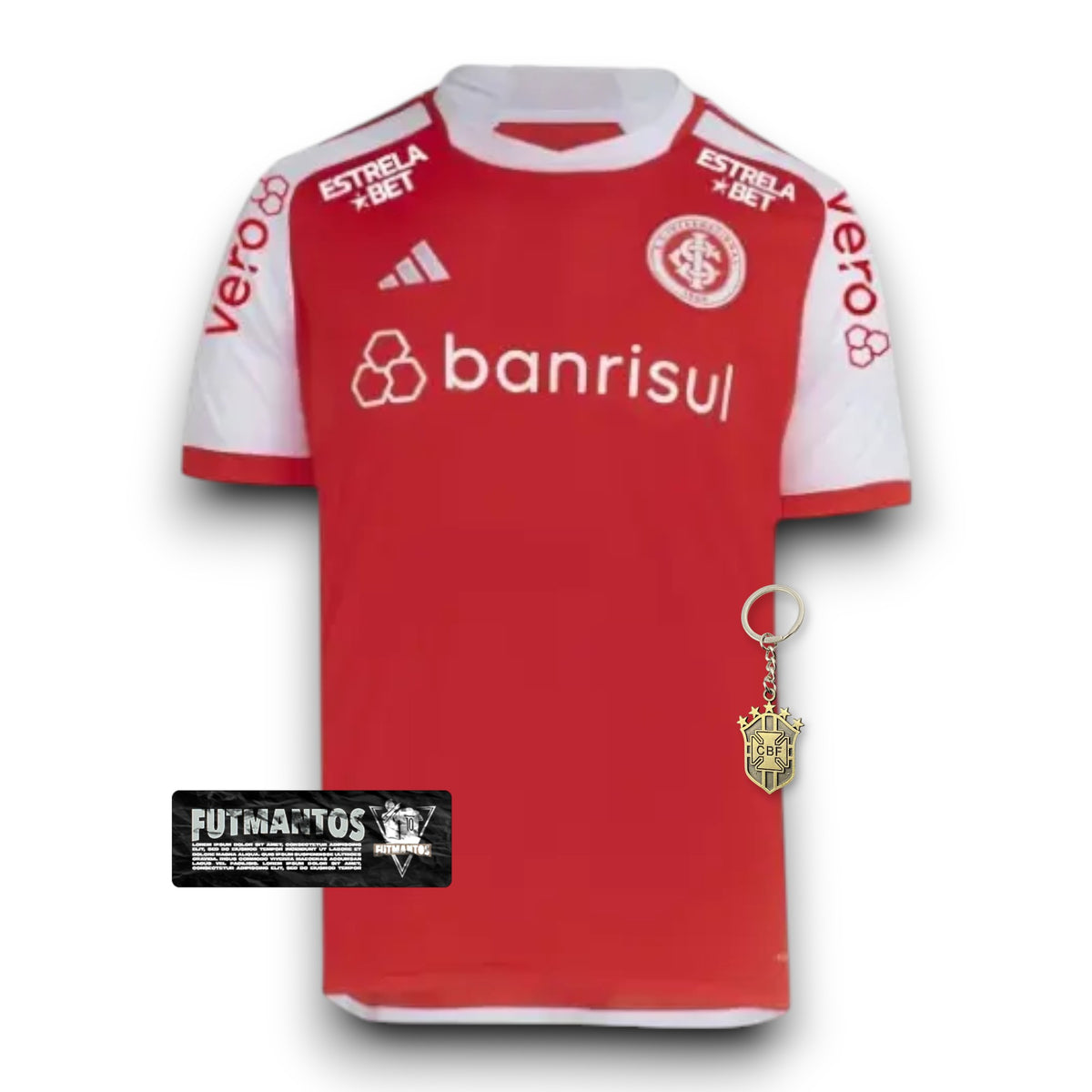 Camisa Internacional I 24/25 - Com patrocínios | Futmantos