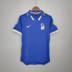 Camisa Itália Retrô 1996 Azul - | Futmantos