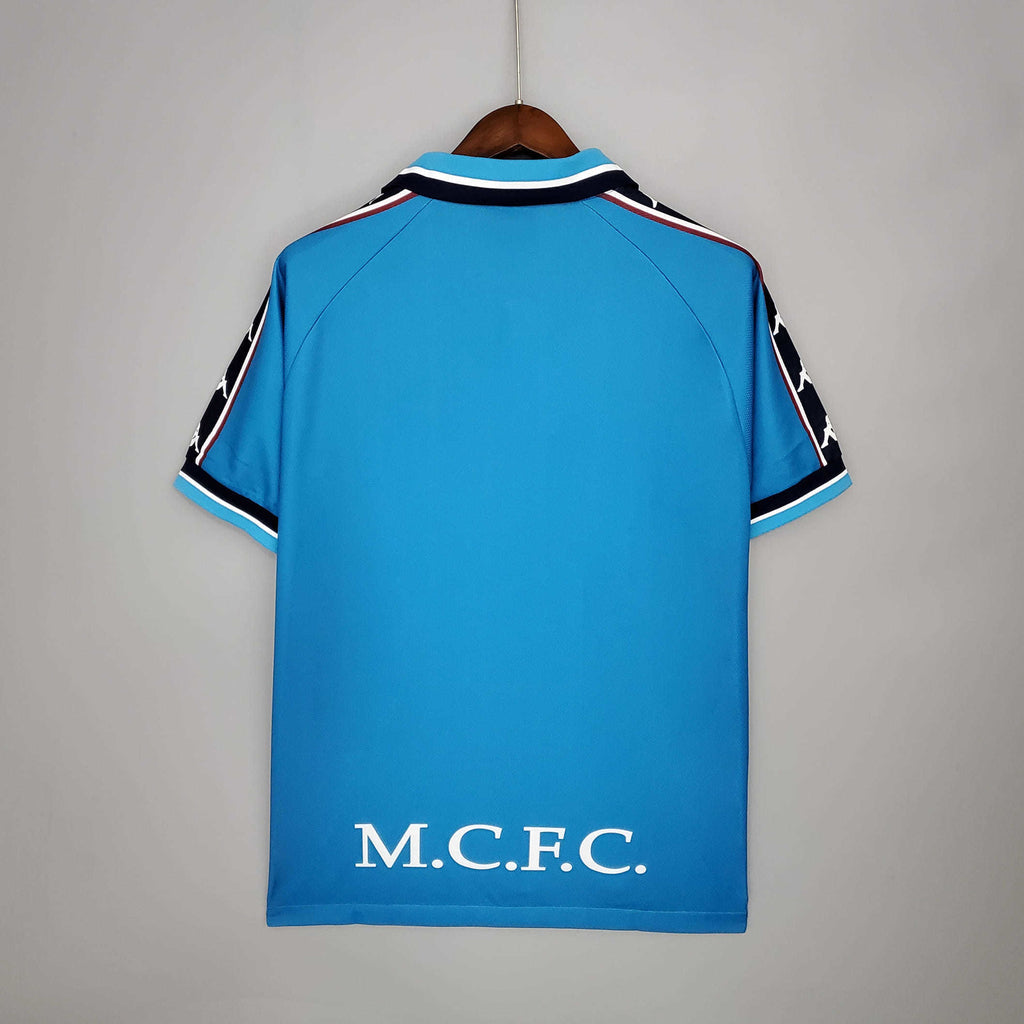 Camisa Manchester City Retrô 1997/1998 Azul - | Futmantos