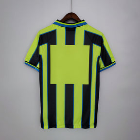 Camisa Manchester City Retrô 1998/1999 Amarela e Preta -  | Futmantos