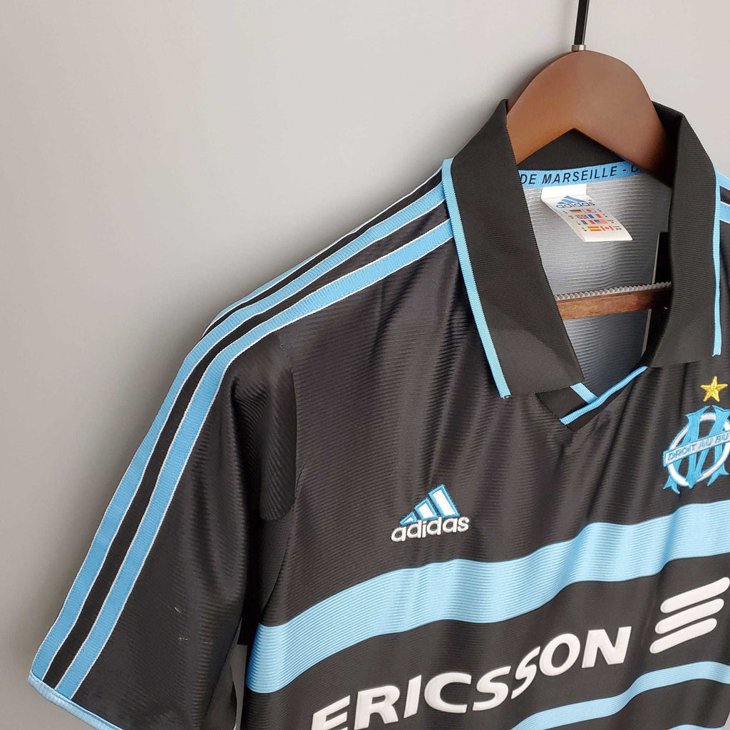 Camisa Marseille Retrô 1999/2000 Preta - | Futmantos
