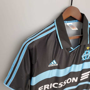Camisa Marseille Retrô 1999/2000 Preta - | Futmantos