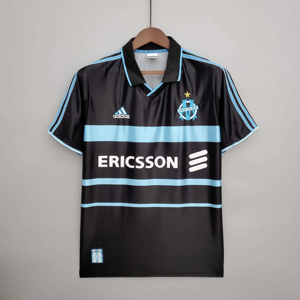 Camisa Marseille Retrô 1999/2000 Preta - | Futmantos