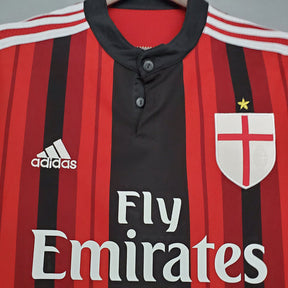 Camisa Milan Retrô 2014/2015 Vermelha e Preta - | Futmantos