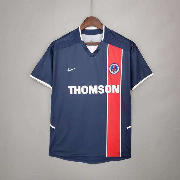 Camisa PSG Retrô 2002/2003 Azul e Vermelha - | Futmantos