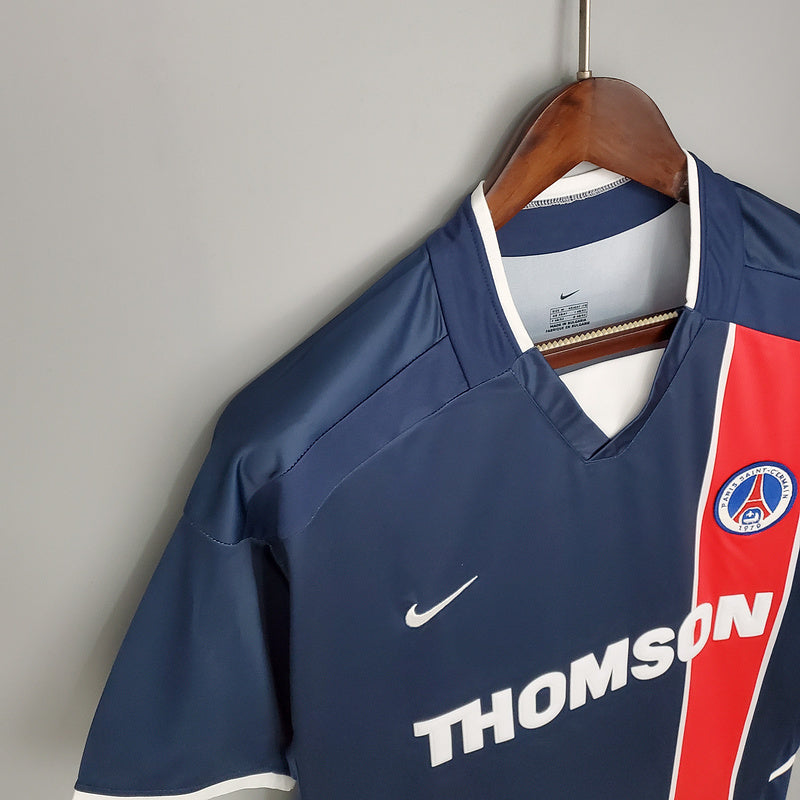 Camisa PSG Retrô 2002/2003 Azul e Vermelha - | Futmantos