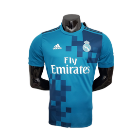 Camisa Real Madrid III 17/18 - Azul - Masculino Jogador