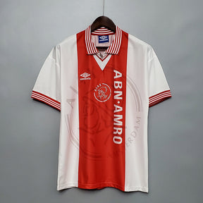 Camisa Ajax Retrô 1995/1996 Vermelha e Branca - | Futmantos