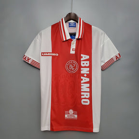 Camisa Ajax Retrô 1997/1998 Vermelha e Branca - | Futmantos