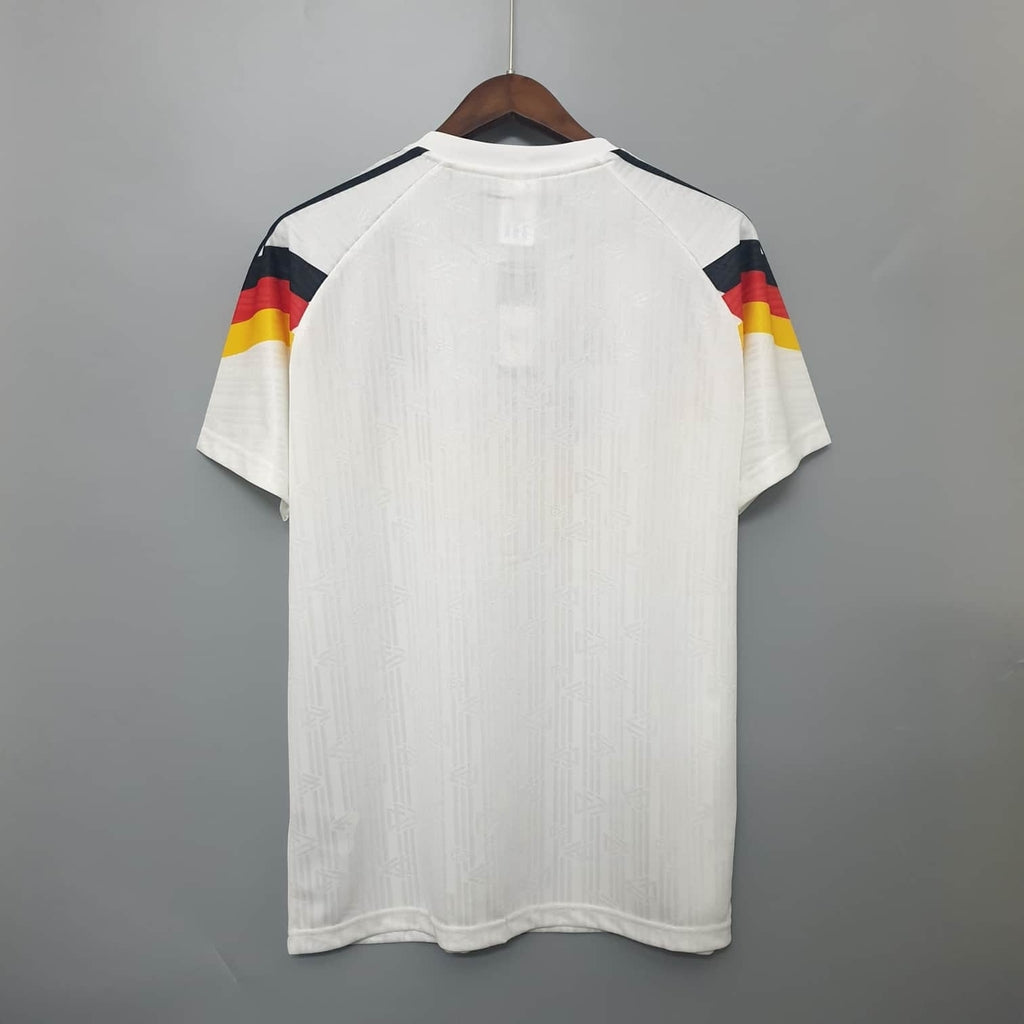 Camisa Seleção Alemanha Retrô 1990 Branca - | Futmantos
