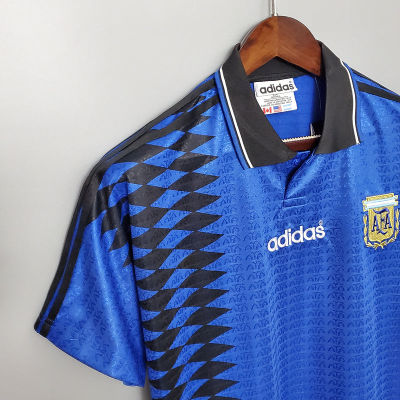 Camisa Seleção Argentina Retrô 1994 Azul - | Futmantos