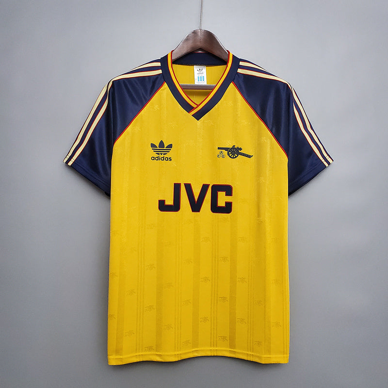 Camisa Arsenal Retrô 1988/1989 Amarela - | Futmantos