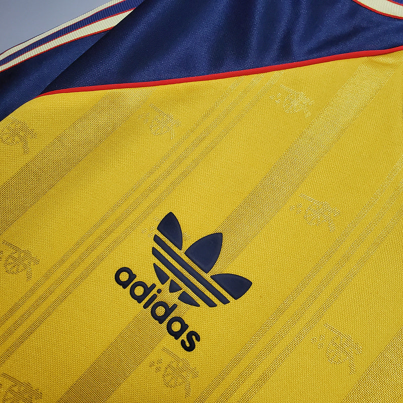 Camisa Arsenal Retrô 1988/1989 Amarela - | Futmantos
